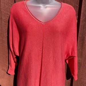 Christopher & Banks 3-Quarter Length sweater